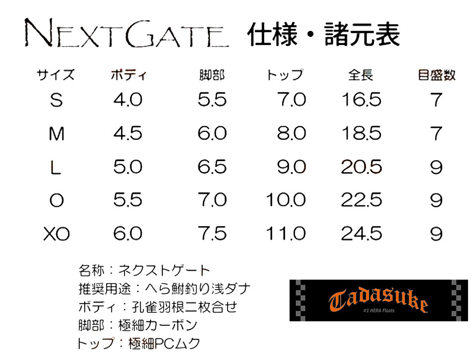 忠相】 NEXT GATE(ネクスト ゲート) [M] セット釣りに最適モデル - ￥7,700 : へらつりどっとこむ :  へらぶな釣用品の専門店としてヘラブナ釣師を応援します